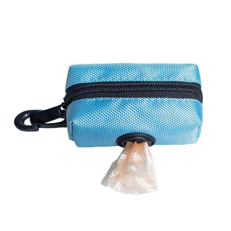 Dog Poop Bag Holder Pouch with Zipper (Bags Not Included)