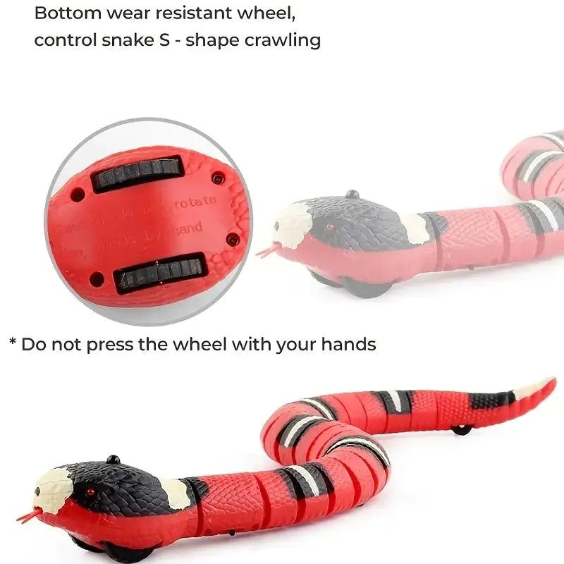 Rechargeable Interactive Snake Toy for Cats