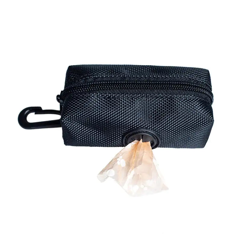 Dog Poop Bag Holder Pouch with Zipper (Bags Not Included)